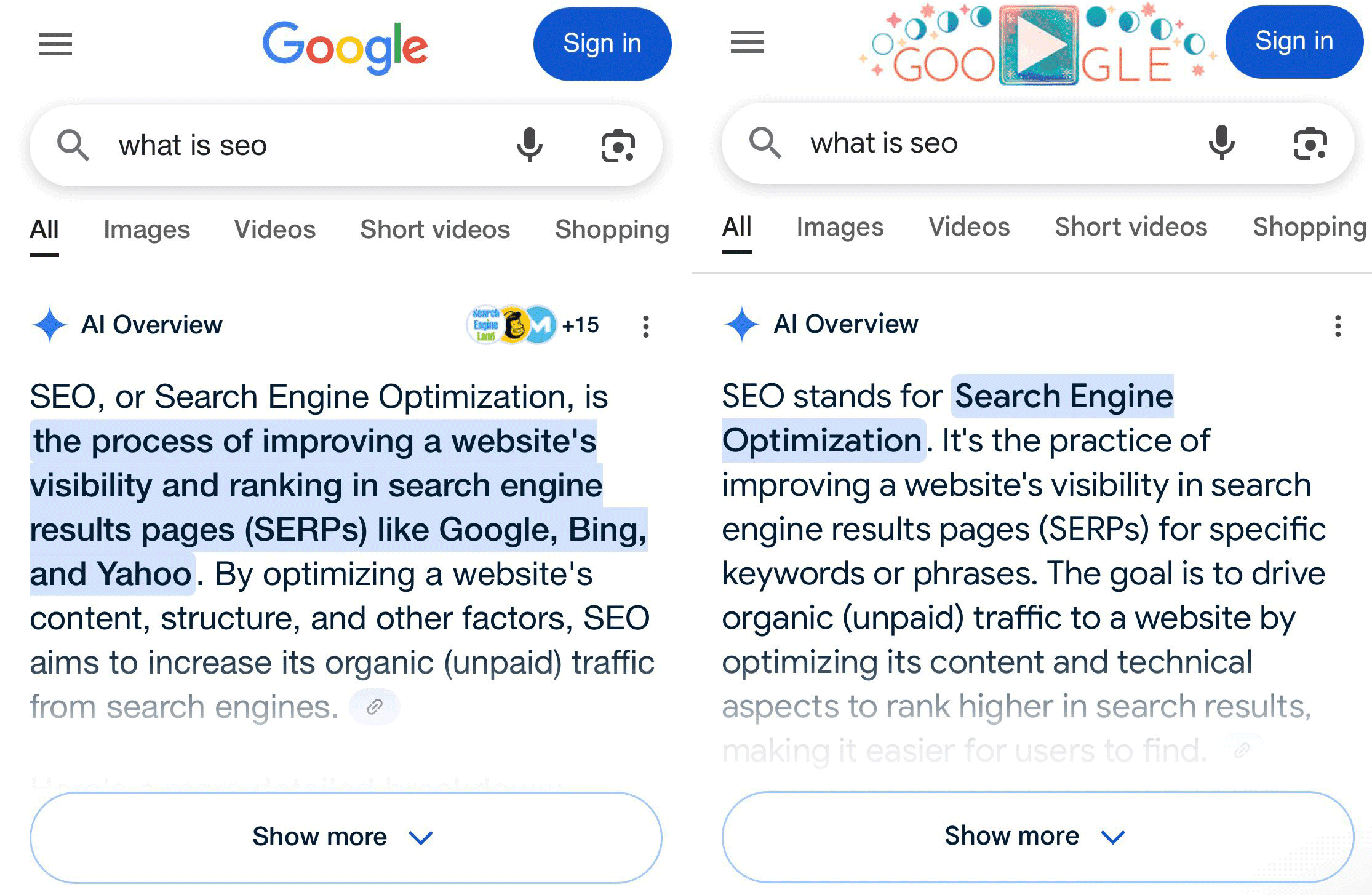 Search intent quan trọng hơn từ khóa trong kỷ nguyên AI Overviews!